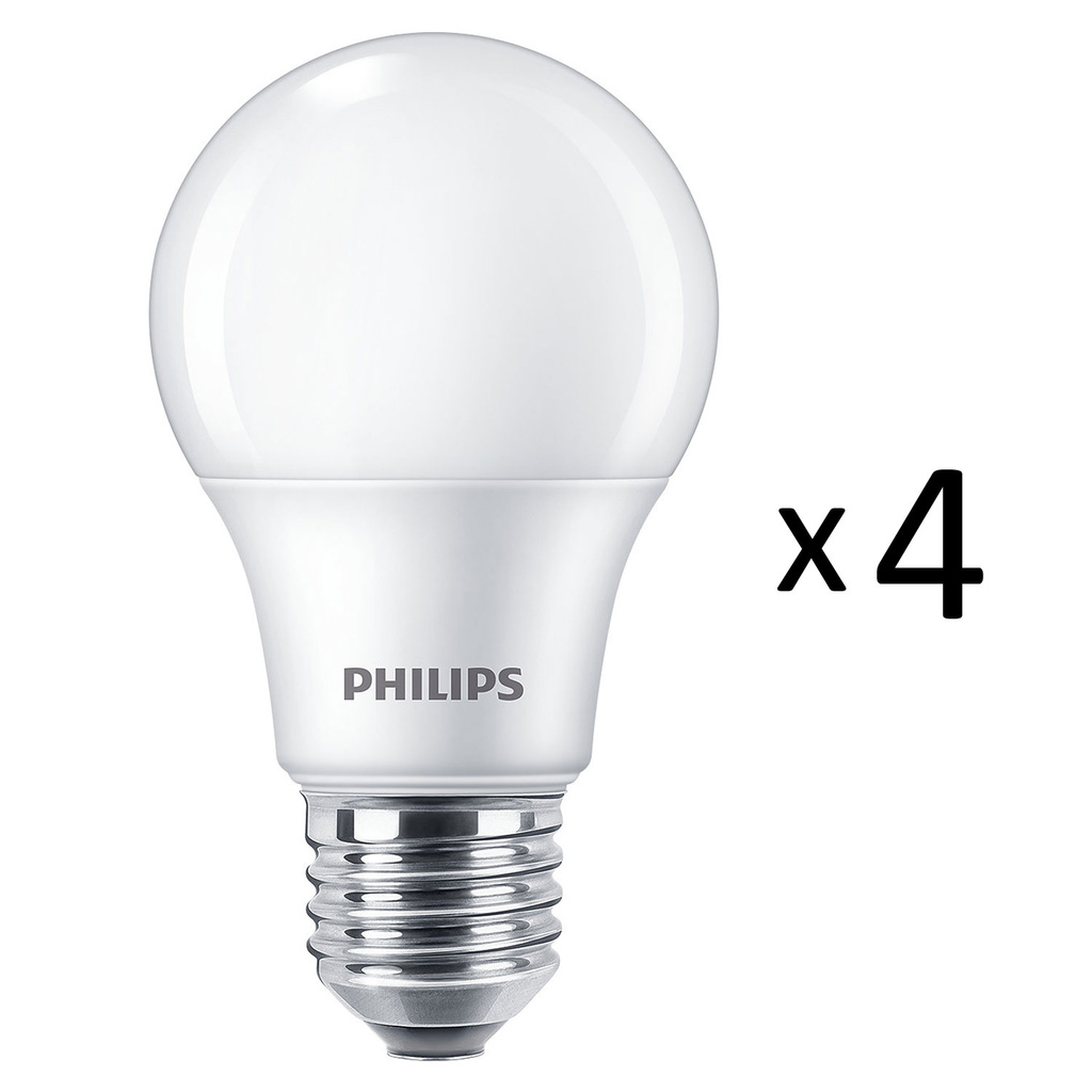 4-pack LED E27 Normal Frost 60W 806lm
